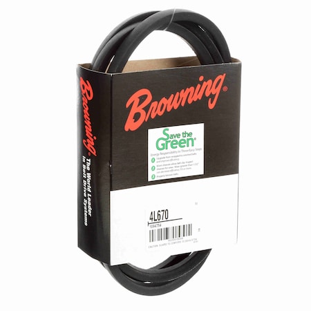 Browning Rubber FHP Belt 4L670